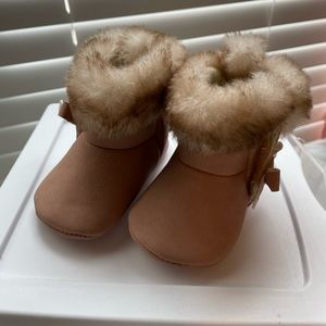 Baby Faux Fur Pink Boots